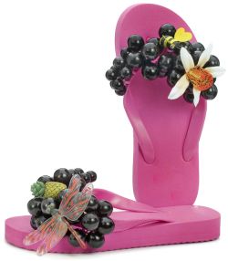 Grape Flip Flops