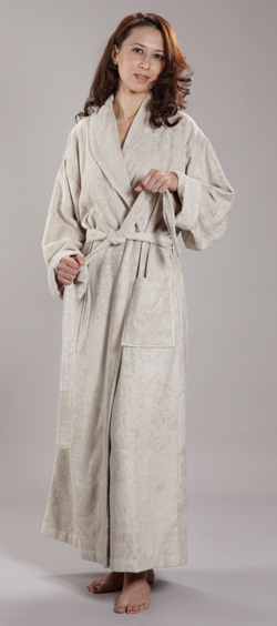 RAYON (BAMBOO) / COTTON BATHROBE