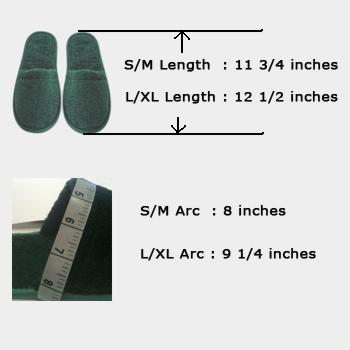 Slippers Measurements
